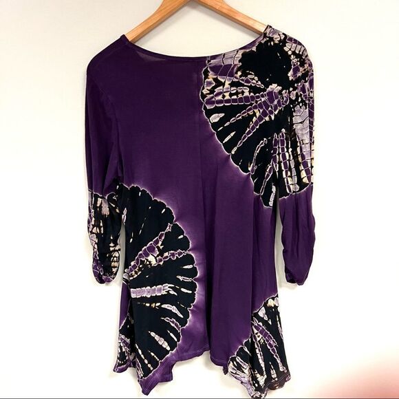 👠Thomas & Olivia tie dye boho top. Size P/L - Picture 5 of 7